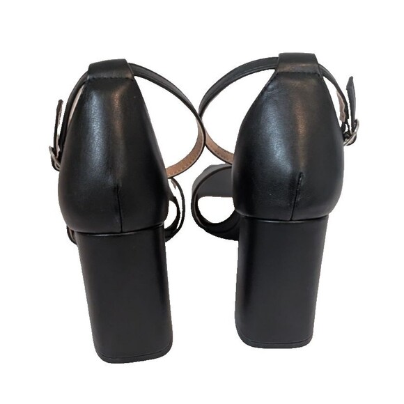 A NEW DAY Women's Ankle Strap Black Sandals With Block Heels Size 10 NWOT - Picture 6 of 7